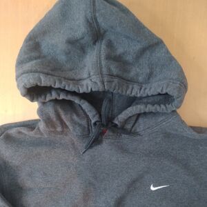Vintage Nike Small Swoosh Pullover Hoodie Sweatshirt